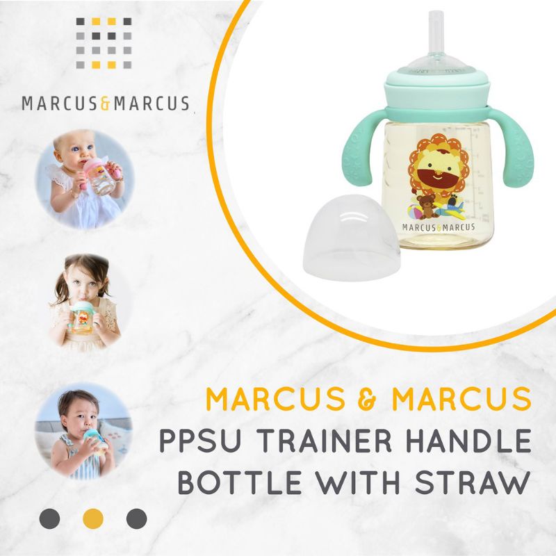 Marcus &amp; Marcus PPSU Straw Trainer Bottle