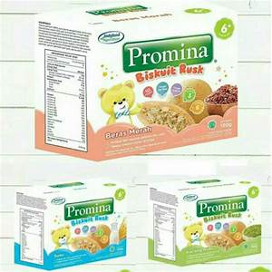 Promina Biscuit Rusk Camilan Bayi 6-24 Bulan 130Gram Biskuit Bayi