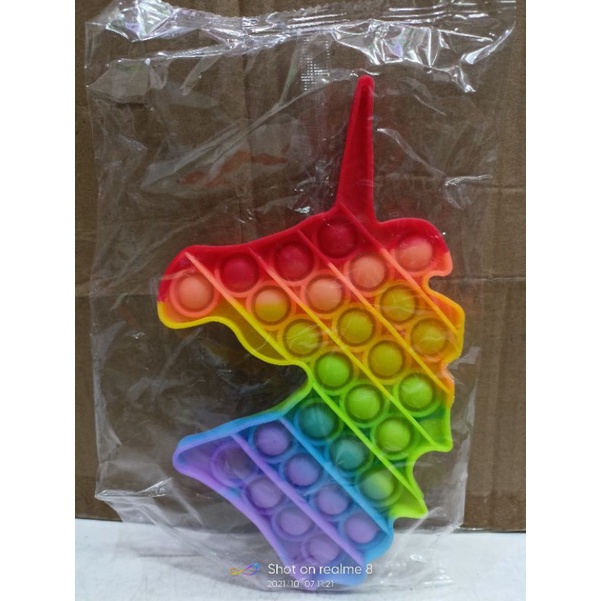 Mainan Pop it Anak Rainbow-UNICORN
