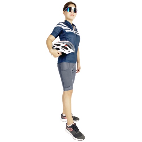 Celana sepeda Road bike Pendek Silver Grey Attaccanti
