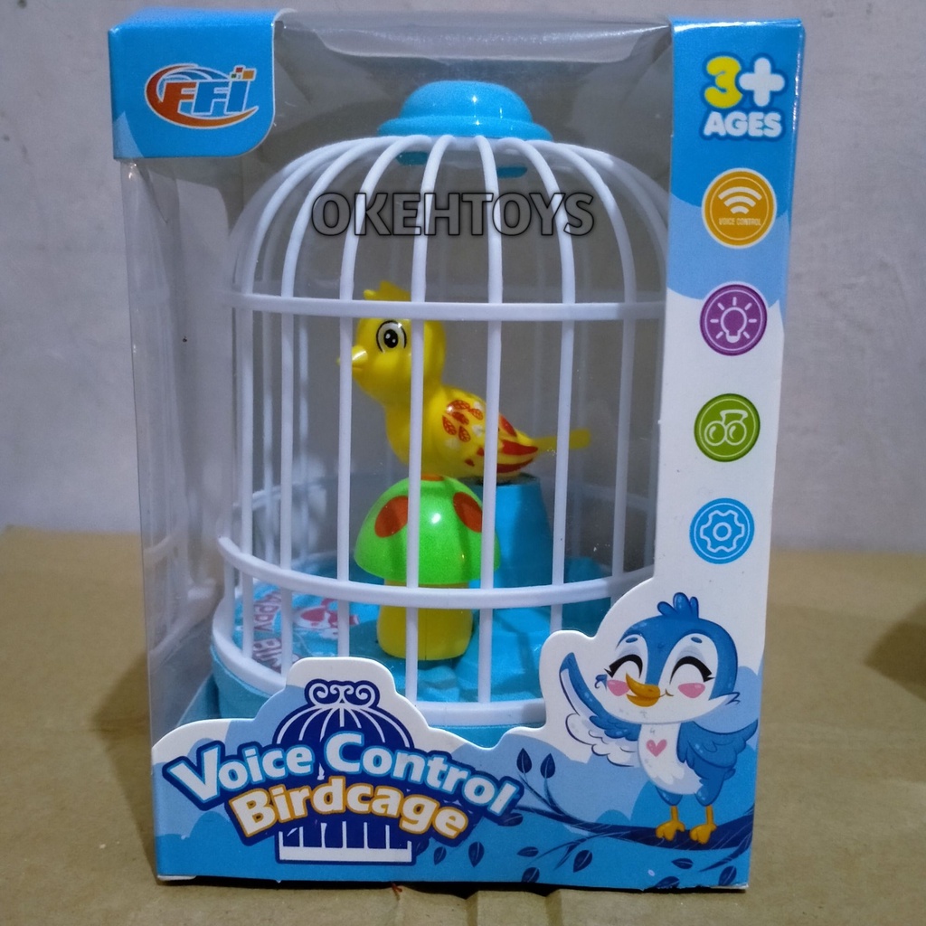 MAINAN ANAK BURUNG BERKICAU VOICE CONTROL - FU1138