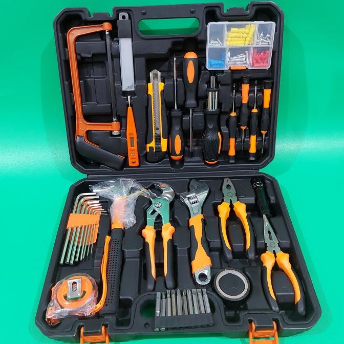 Jual Hand Tools Set 102pcs Tool Kit Set Alat Pertukangan Bengkel ...