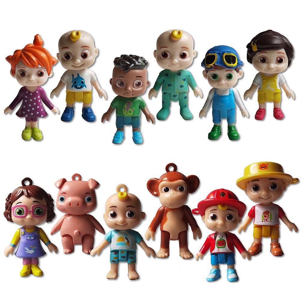 Wonder 12Pcs /Set Action Figure 6-8cm Ornamen Mobil Bayi JoJo Boneka