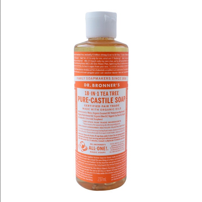 Dr Bronners Tea Tree Pure-Castile Soap 473 Ml