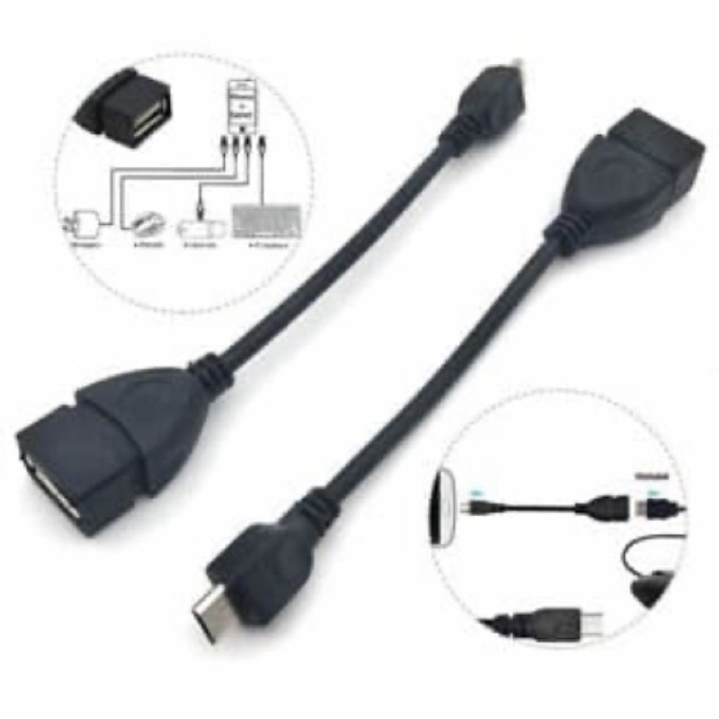 KABEL OTG MICRO KE USB HANDPHONE ANDROID/TABLET