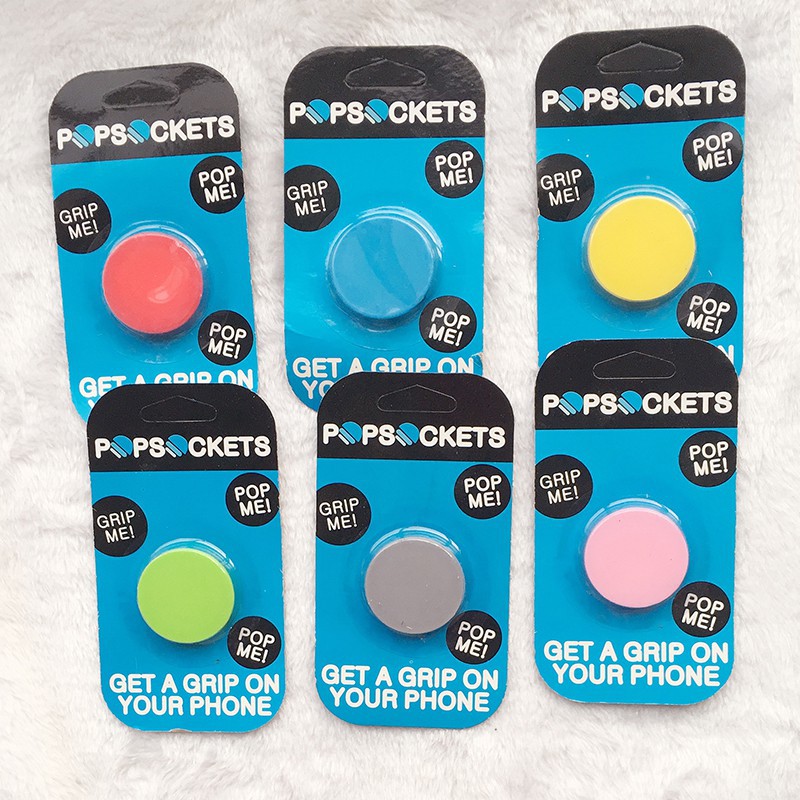 POP SOCKET BIRU POLOS