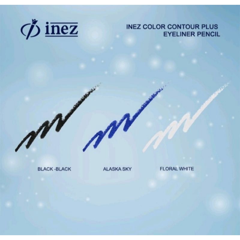 Inez Colour Contour Plus Eye Liner Pencil / Eyeliner Pensil