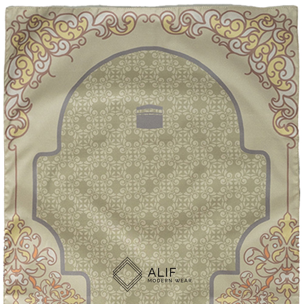 ALIF SAJADAH GENGGAM TRAVEL / SAKU / PORTABLE / WATERPROOF ( ALIF MODERN WEAR SJG-0141 )