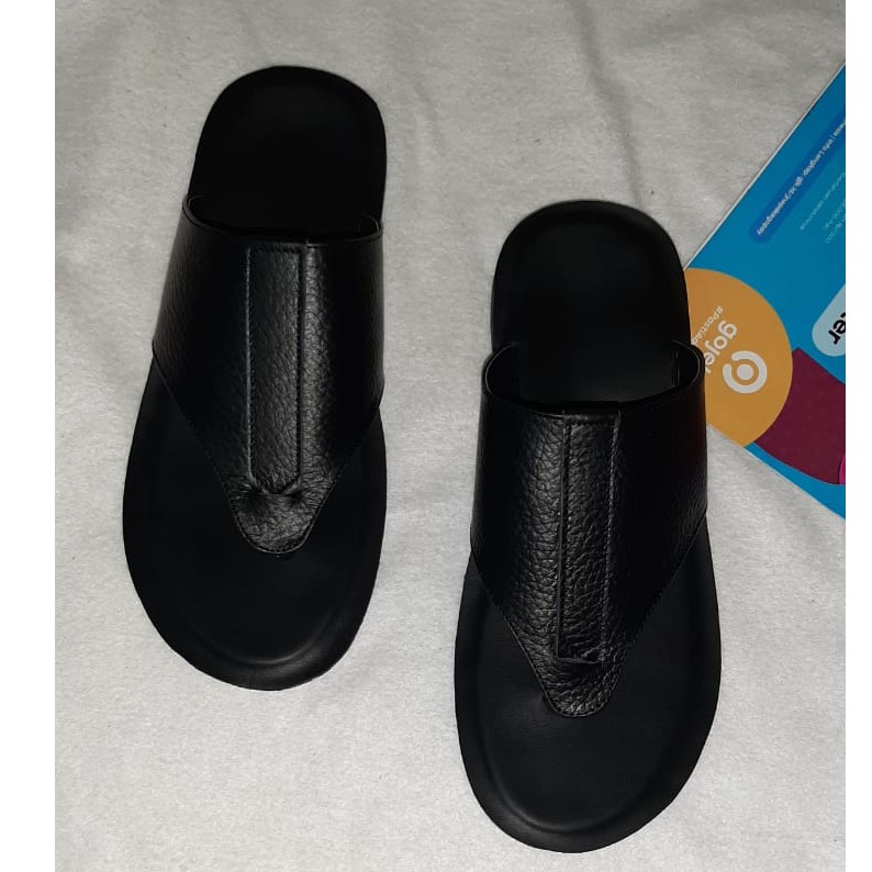 Sandal pria kulit asli  garut