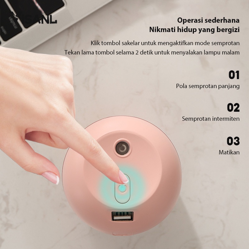 Humidifier Udara Purifier Air Diffuser Portable Pelembab dan Penjernih Udara