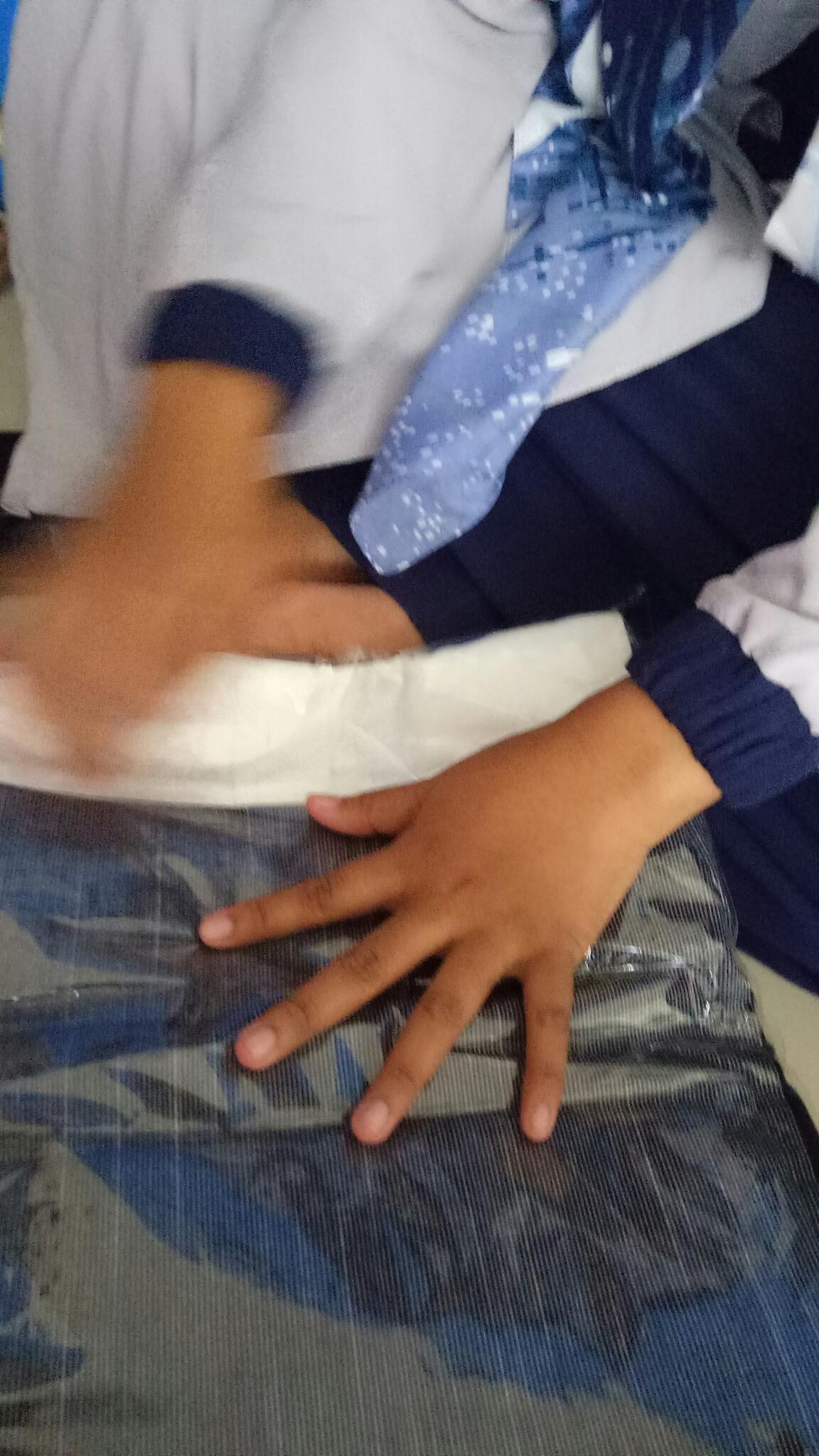 Lunan Go Gamis 2 Pcs Cardigan Ls 364  Motif Batik Abu Muda