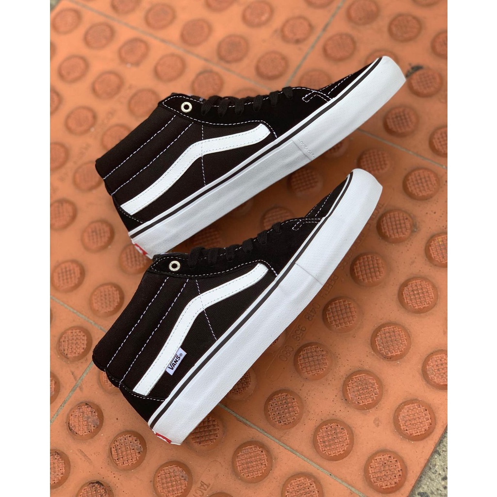 VANS SK8-MID PRO BLACK/WHITE ORIGINAL 100%