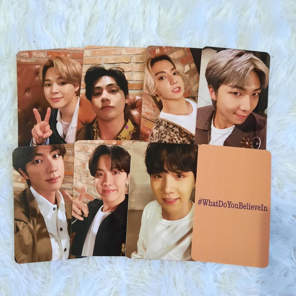 BTS #WHATDOYOUBELIEVEIN PHOTOCARD