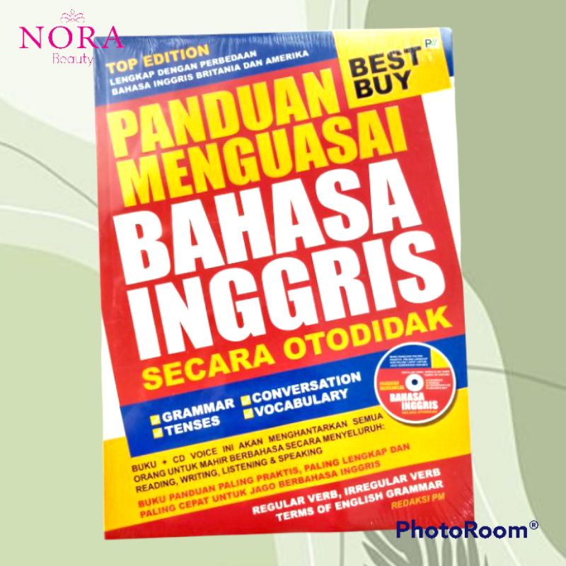 Buku panduan menguasai bahasa inggris // murah