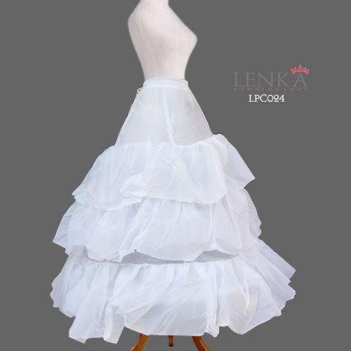 [STOK TERBATAS] PETTICOAT SEMI BALL GOWN PENGEMBANG ROK GAUN PESTA LPC024