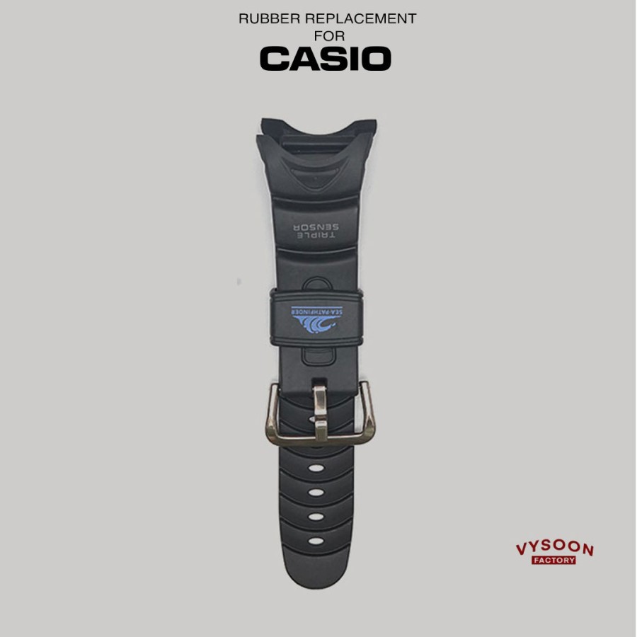 Strap Tali Karet Casio Original Pengganti SPF-40 SPF40 SPF 40 VCF