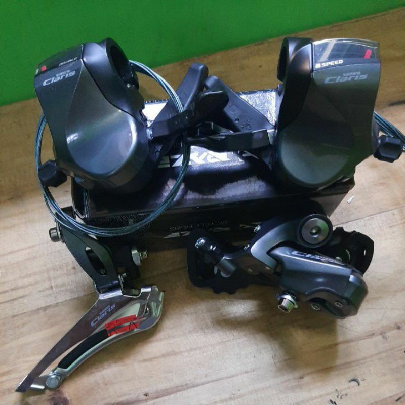 Groupset mini Shimano Claris R2000 shifter 2×8 Rd short claris FD claris R2000 ori by shimano
