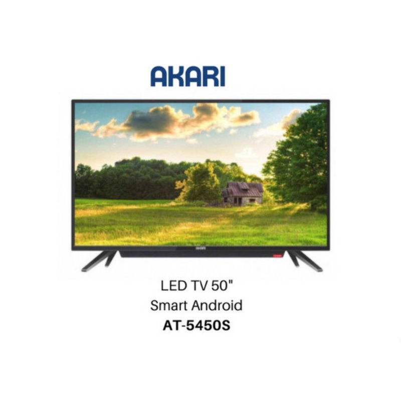 Akari LED TV Smart Android Tv AT-5450S 50inci TV Smart Android 50inci