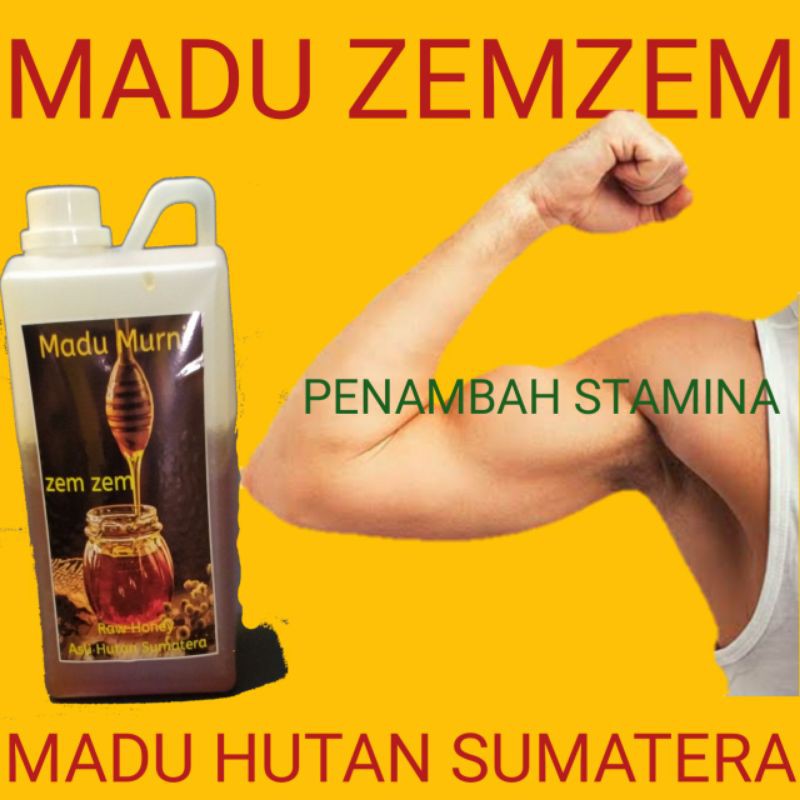 

Penambah Stamina Madu ZEMZEM Madu Hutan Sumatera 1000gr