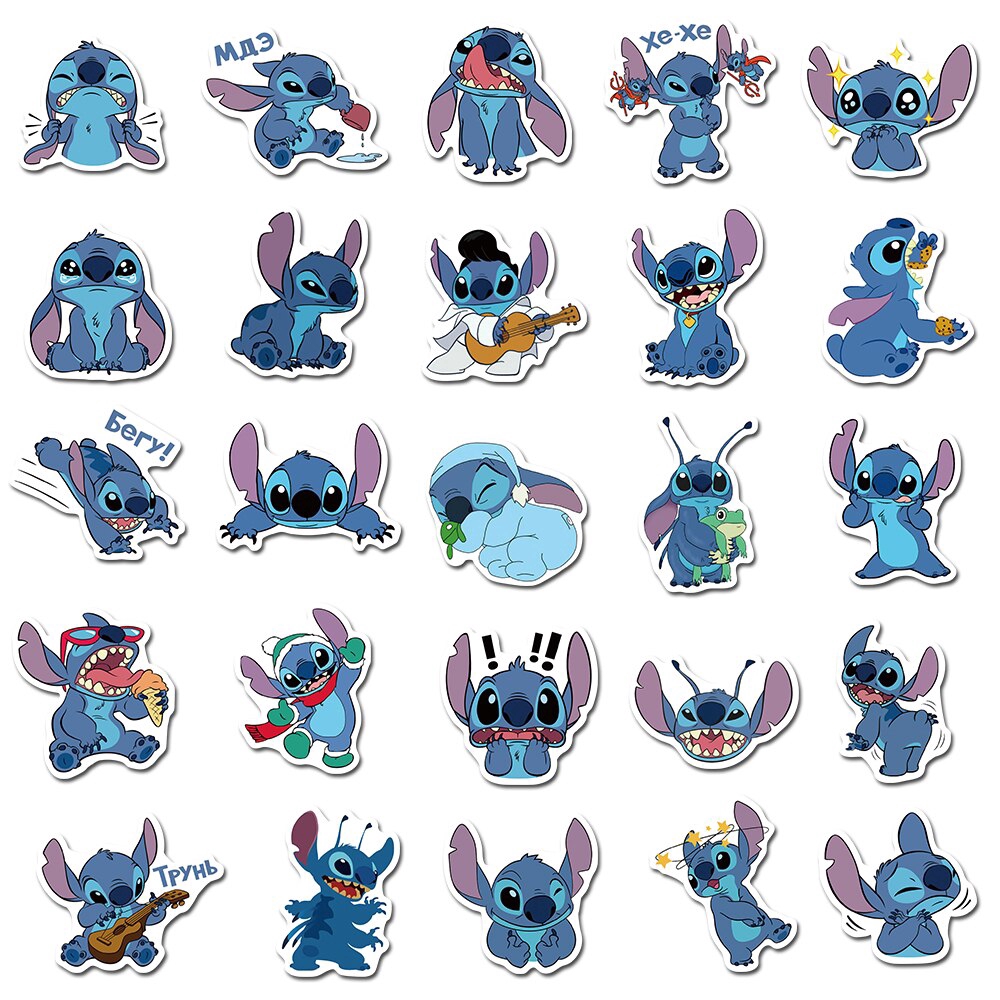50pcs/set Super Mario/Steven Universe/Stitch Stickers Luggage Computer Personalized Decorative Pattern Stickers