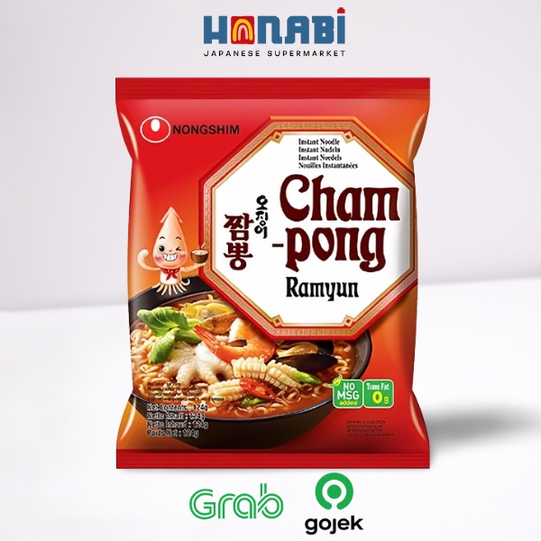 Jual Nongshim Instant Noodle Soup Champong 124g Made In Korea | Shopee ...