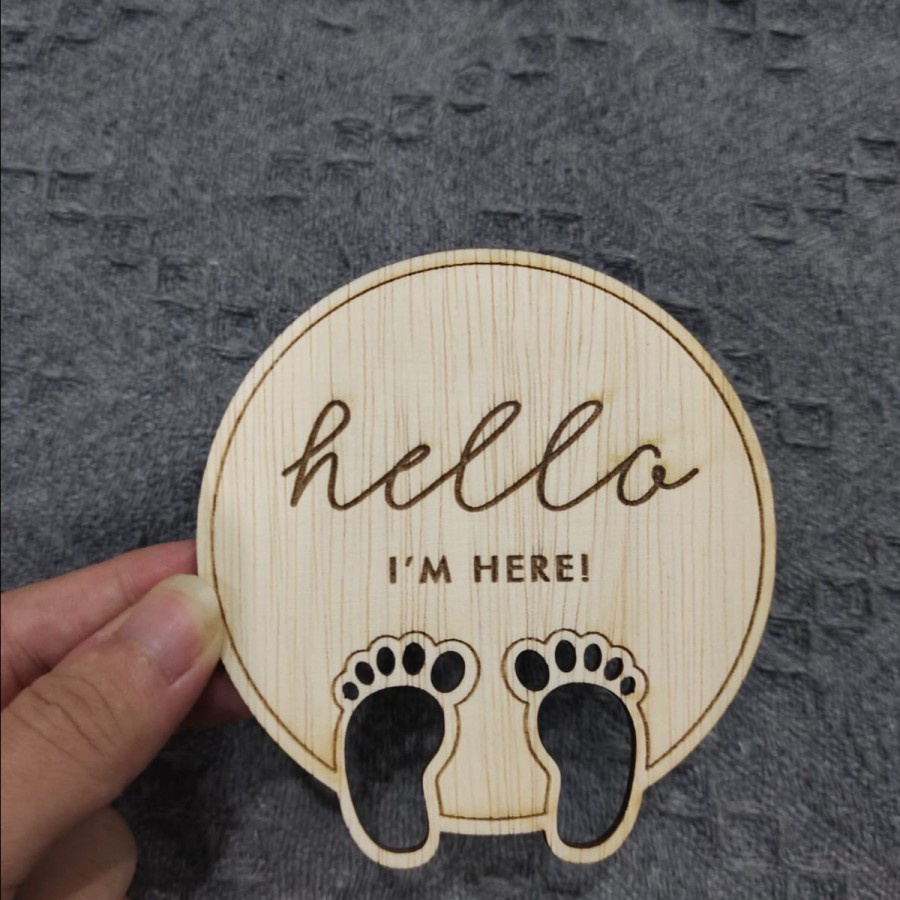 Papan babymilestone best seller (laser engraved isi 13 pcs)