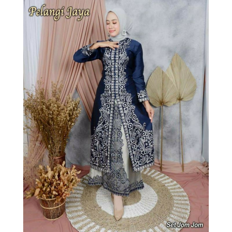 KEBAYA MODERN - KEBAYA PESTA - SET ROK JOM JOM - BY PELANGI JAYA //BUSANA TERBARU 2021