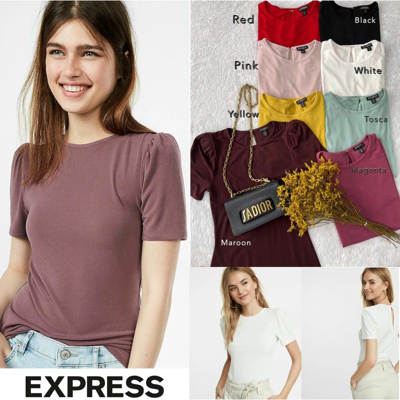 Exp simple scalop luxury blouse