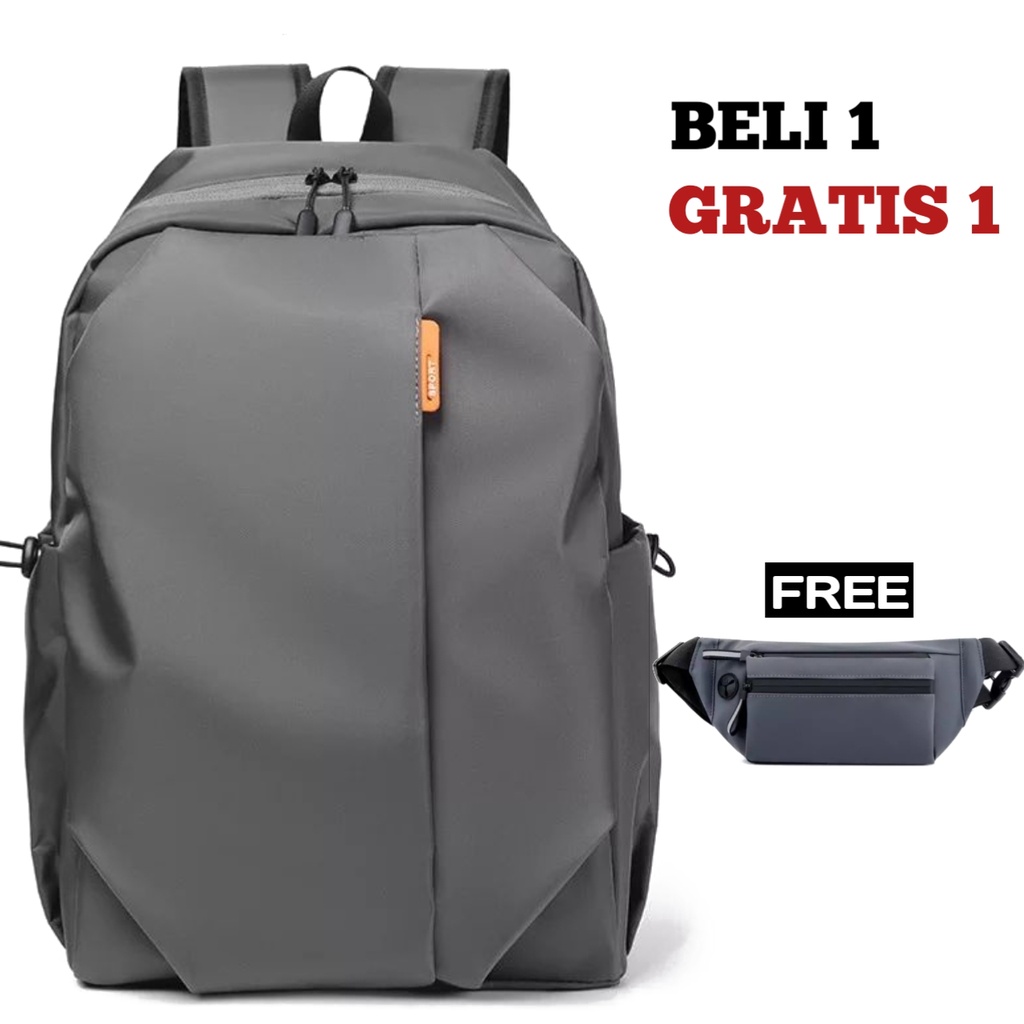 JS_BUY 1 GET 1 - Tas Pria ZB RDN 069 Distro Raindoz Bandung Ransel Punggung Backpack Cowok Keren Sek BRAN NB-Tp BJ
