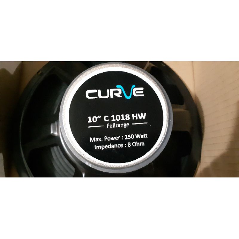 Speaker Curve Model C 1018 HW. Curve 10 inch Full range