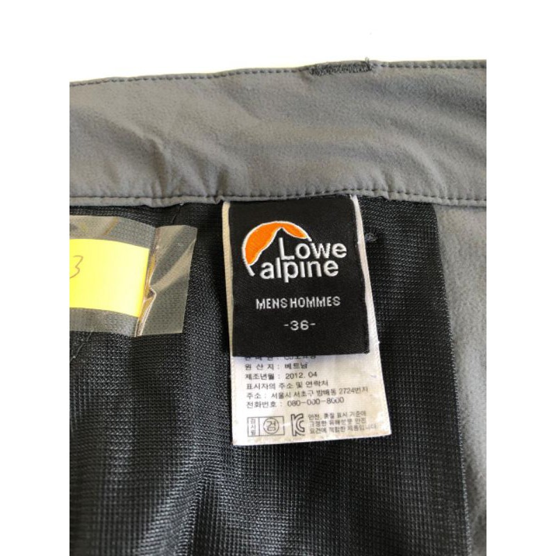 Celana Gunung Lowe Alpine size 36