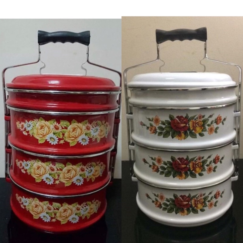 RANTANG ENAMEL / TENONG JADUL 4 SUSUN