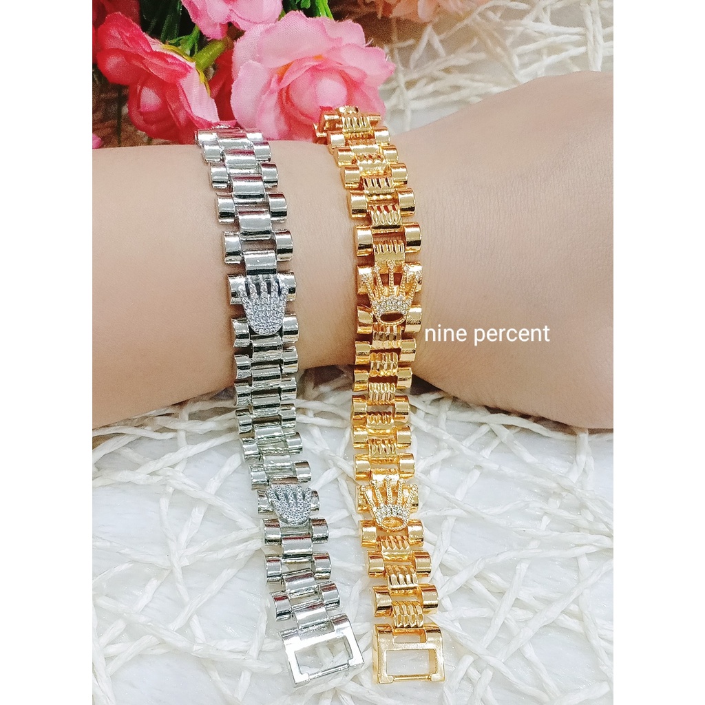 COD, TERBARU Gelang Xuping RANTAI MEWAH Permata Lapis Emas Perhiasan Fashion