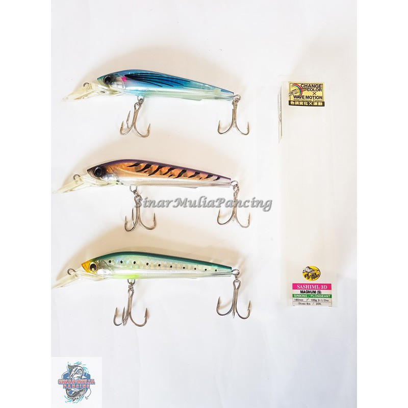(PROMO) LURE YO-ZURI MAGNUM (S) SINKING / PLONGEANT [CEK DESKRIPSI]