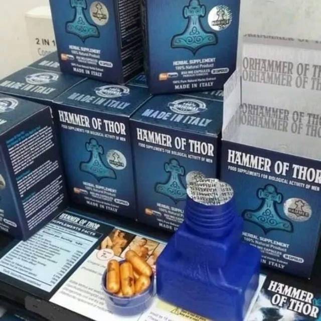 HAMMER OF THOR Original 100% Import Italy - Jaminan Produk Asli