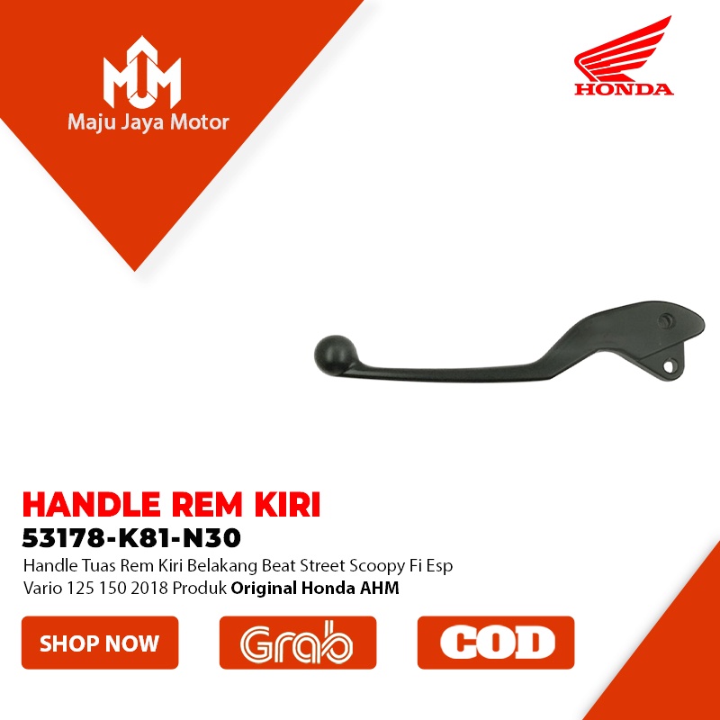 Handle Handel Tuas Rem Kiri Belakang Beat Street Scoopy Fi Esp Vario 125 150 2018 K81 Original AHM