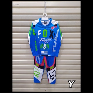 Setelan Anak  Motor Cross Baju Motor Cross Anak  Jersey  