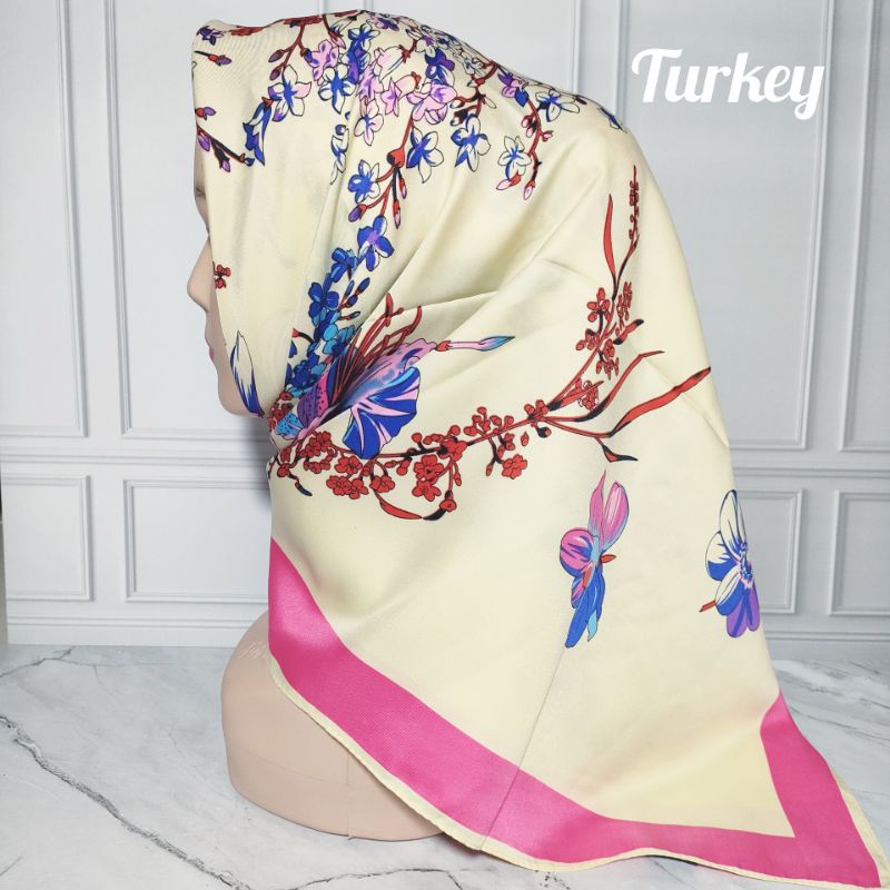 KERUDUNG &amp; HIJAB TURKEY BLOSSOM/SCARF IMPORT PREMIUM