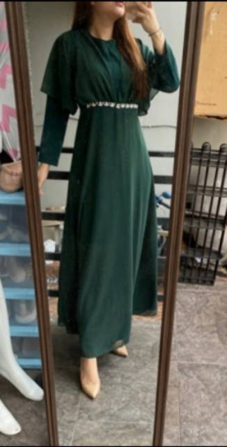 621#Terbaru gamis fashion muslim// gamis wanita/ baju muslim/gamis termurah