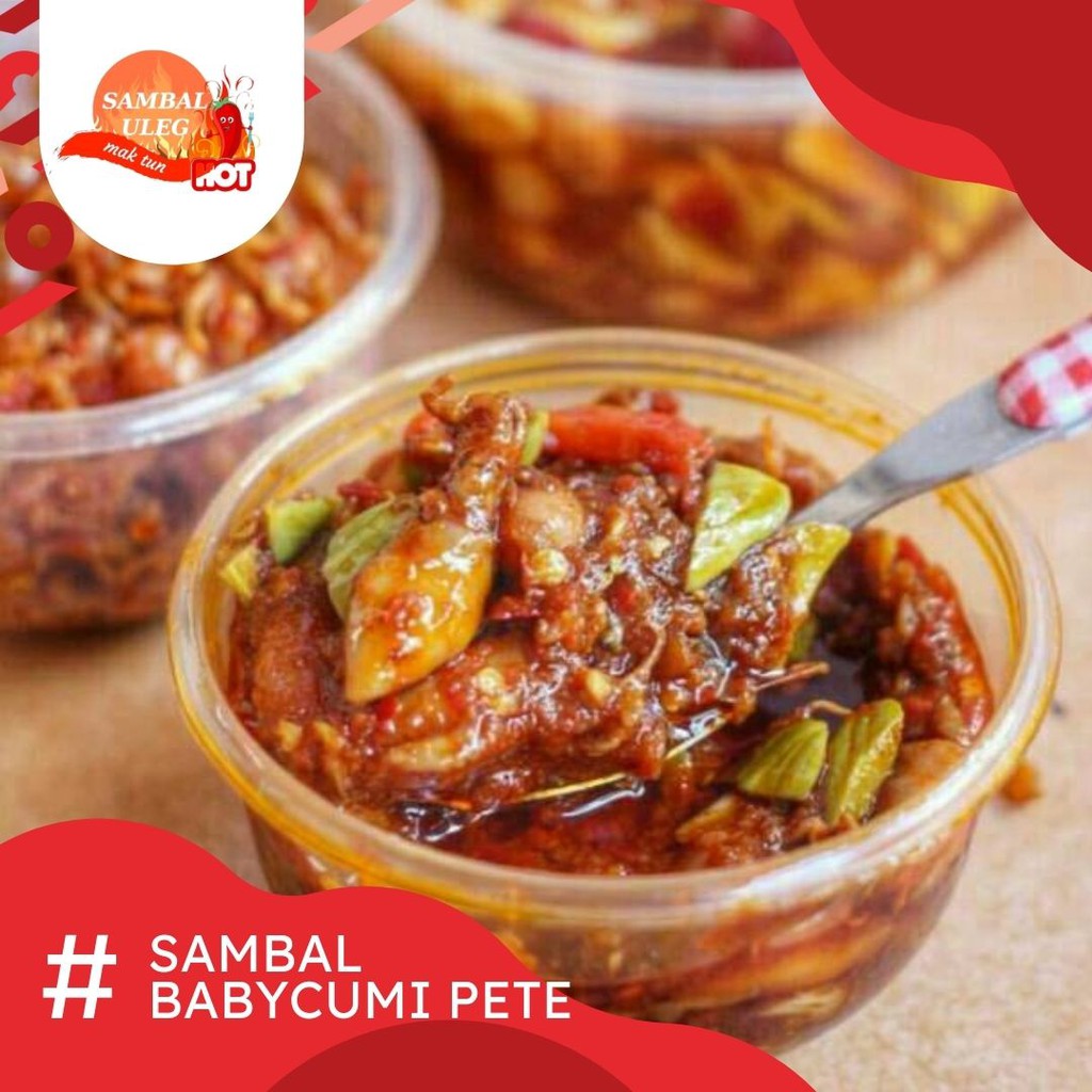 

Sambal Babycumi pete, Sambal baby cumi pete, sambal cumi pete, sambal cumi pete pedas