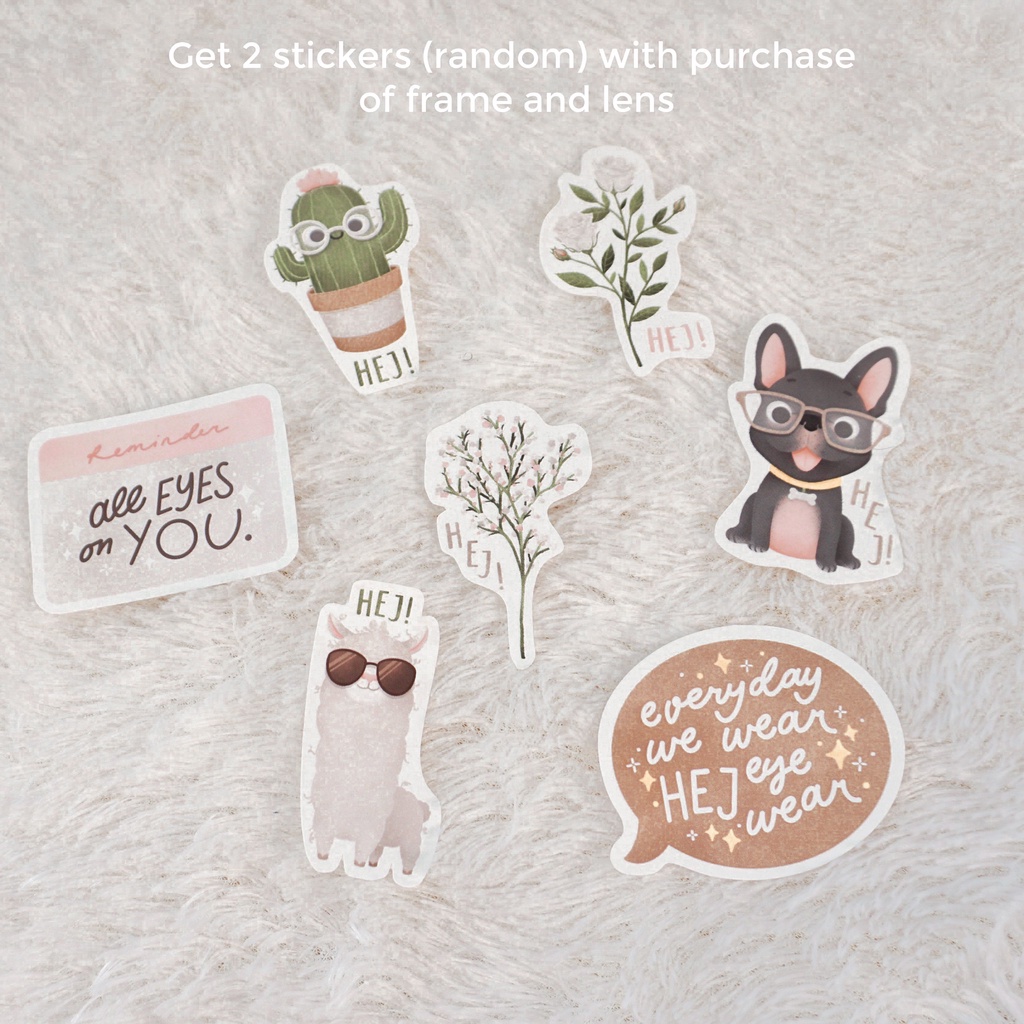 

Merchandise Stiker Hej Eyewear