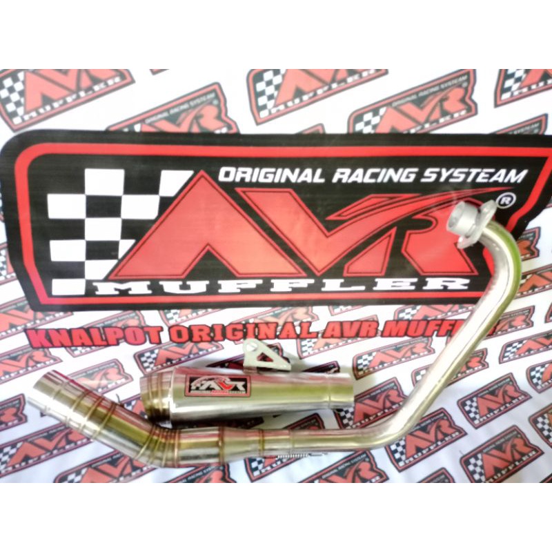 KNALPOT AVR MUFFLER ORIGINAL KOLONG BAWAH KLX DTRACKER CRF