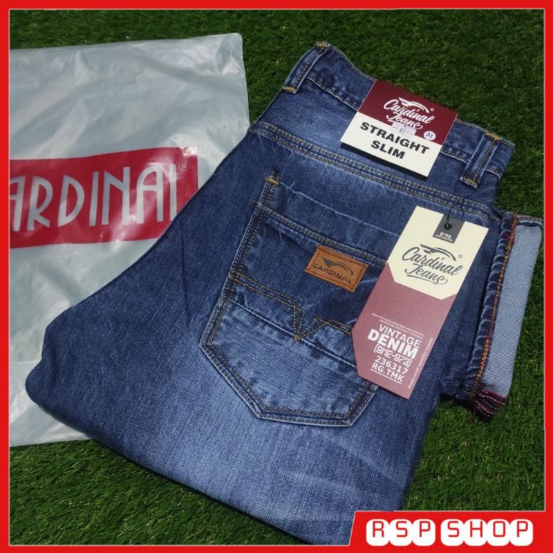 Celana jeans panjang CARDINAL original //Celana jeans pria //celana jeans panjang cardinal standar
