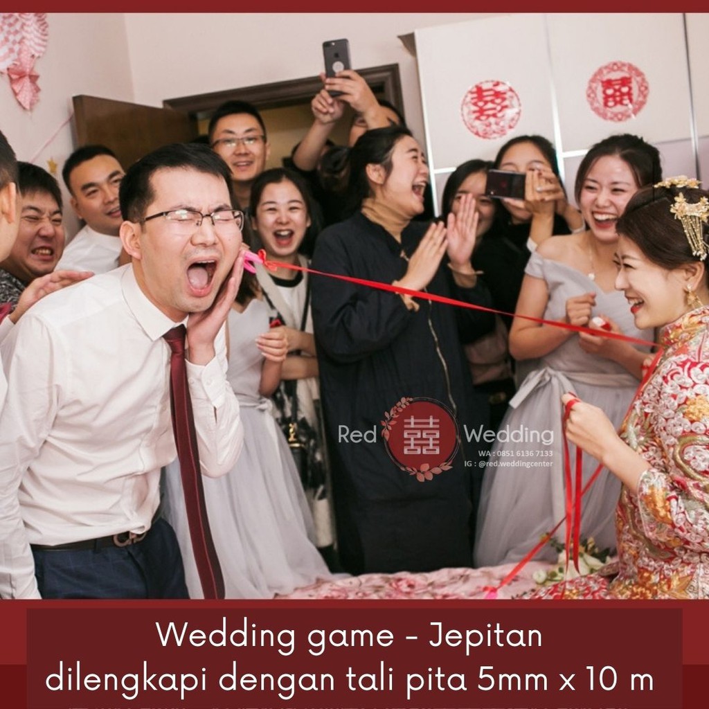 Jepitan Tarik Wedding Game Permainan Accessoris Funny challenge Pengantin Groom Bride