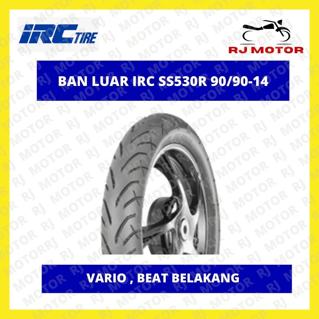 BAN LUAR IRC SS530R 90 90 14 BAN LUAR MOTOR ASLI IRC