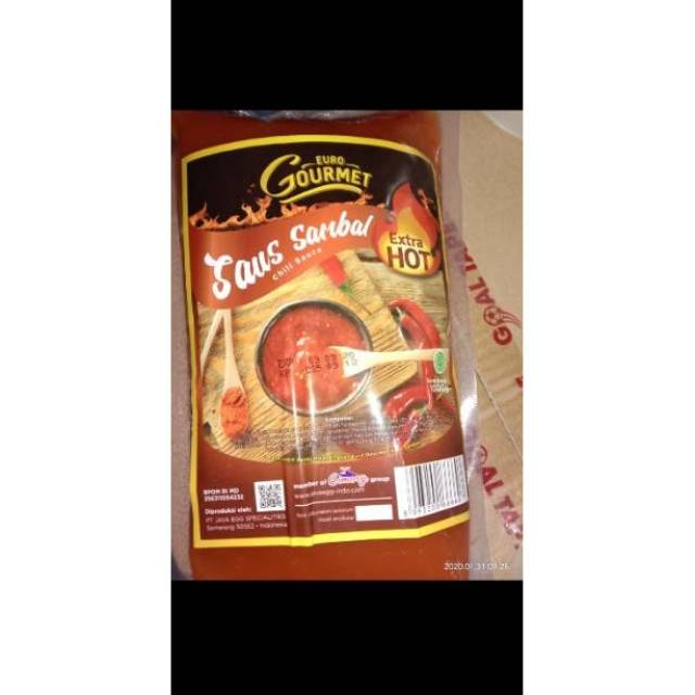 

Euro gourmet sause extra pedas 1kg