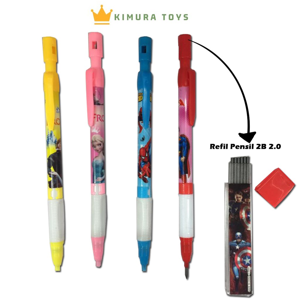

Paket Hemat !!!Mekanik 2.0 Motif Disney + Refil Isi 2.0 (1 set)