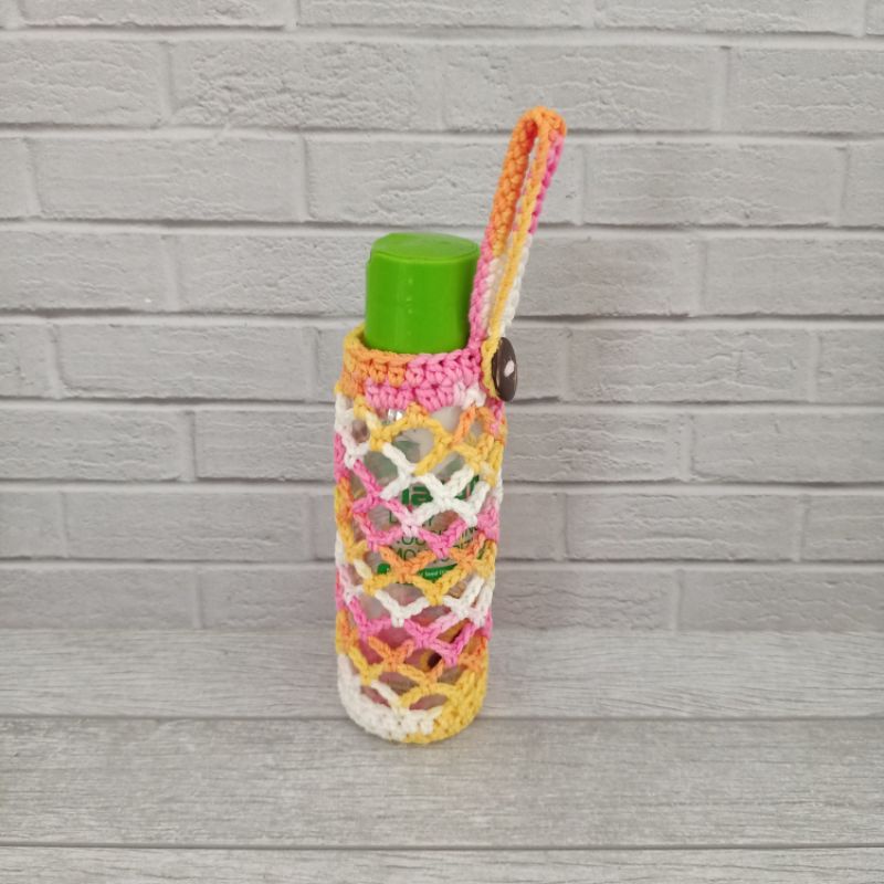 POUCH RAJUT - SARUNG BOTOL HAND SANITIZER 30ML / 60ML / 100ML - SARUNG BOTOL RAJUT - CROCHET POUCH BOTTLE