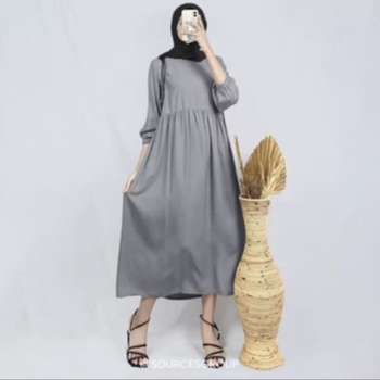 Salma Dress / Dress Wanita Terlaris / Dress Wanita Terbaru 2023 / Pakaian Wanita / Dress Muslim Kekinian