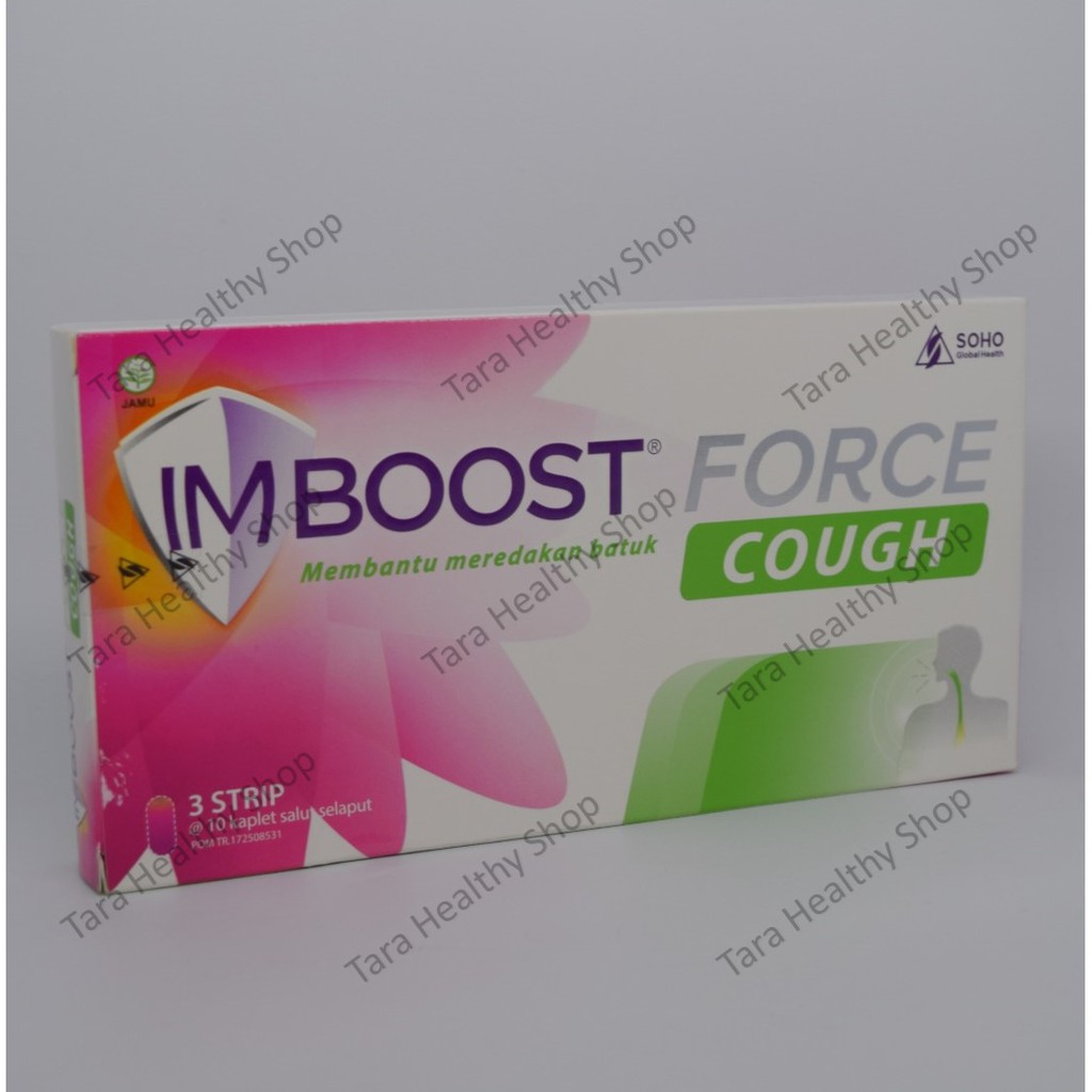 Imboost Force Cough 30 Kaplet Salut Selaput Membantu Meredakan Batuk Shopee Indonesia